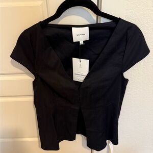 Reformation Caily Black Top